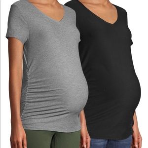 Bundle of two Time and Tru maternity tees